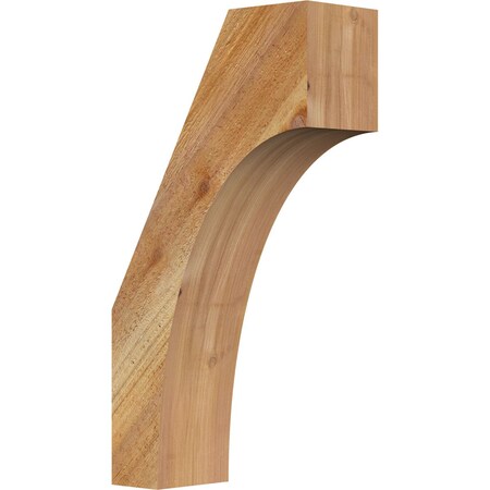 Ekena Millwork 4"W x 10"D x 18"H Westlake Rough Sawn Knee Brace, Western Red Cedar BRC04X10X18WTL00RWR